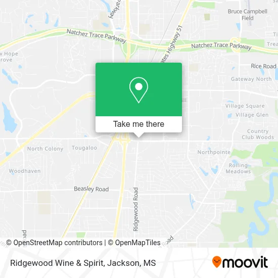Ridgewood Wine & Spirit map