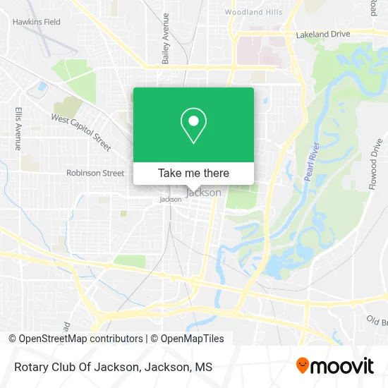 Rotary Club Of Jackson map