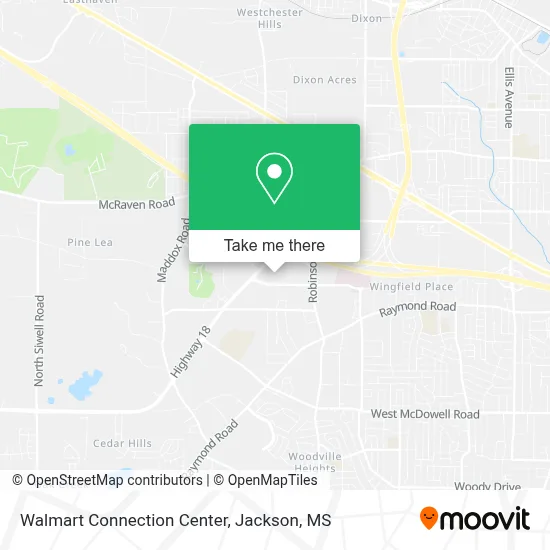 Walmart Connection Center map