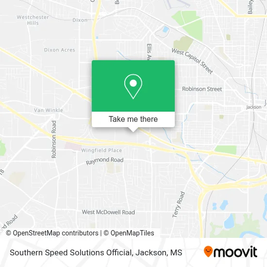 Southern Speed Solutions Official map