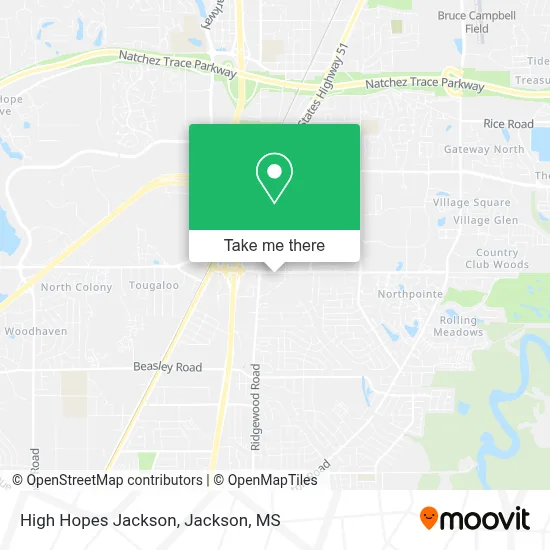 High Hopes Jackson map