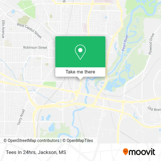 Tees In 24hrs map