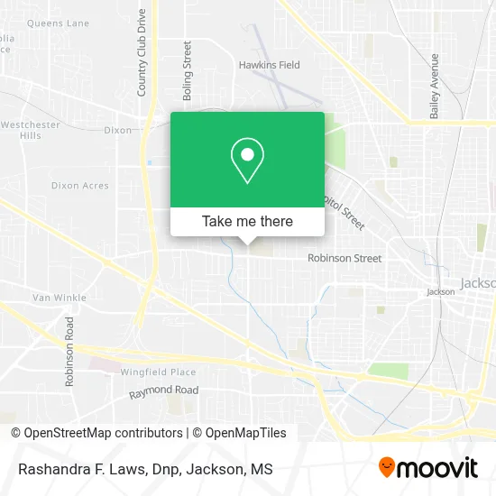 Rashandra F. Laws, Dnp map