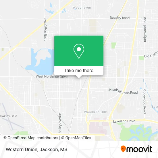 Western Union map