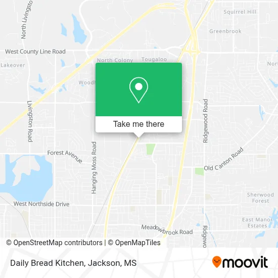 Daily Bread Kitchen map