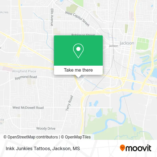 Inkk Junkies Tattoos map