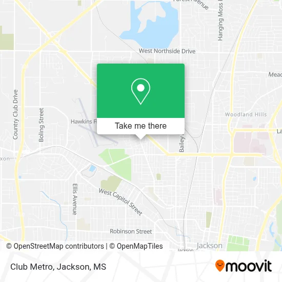 Club Metro map