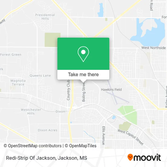 Redi-Strip Of Jackson map