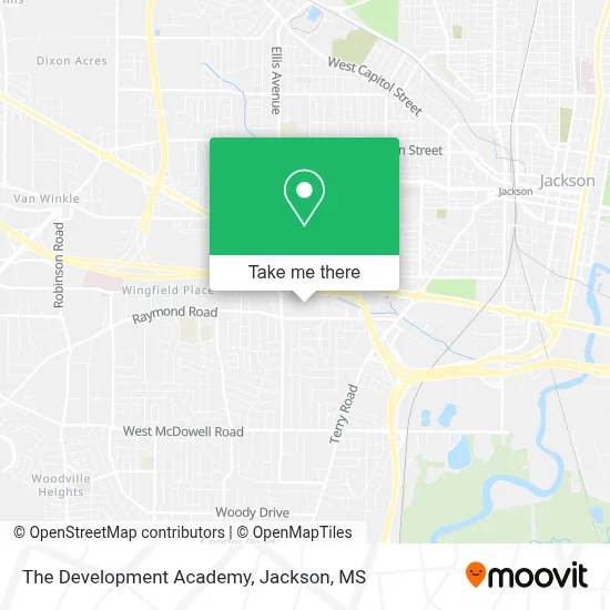 The Development Academy map