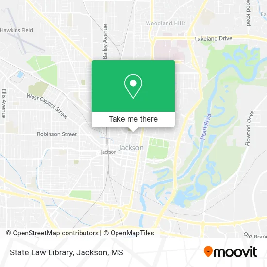 State Law Library map
