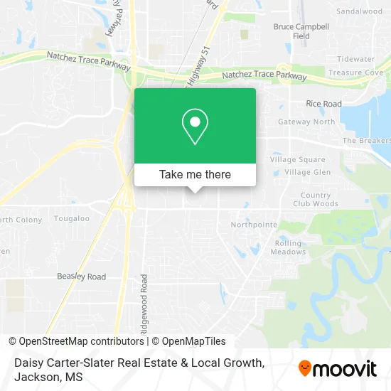 Daisy Carter-Slater Real Estate & Local Growth map