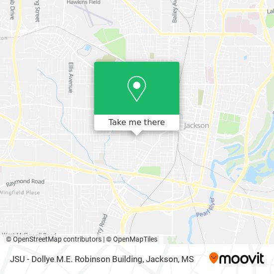 Mapa de JSU - Dollye M.E. Robinson Building