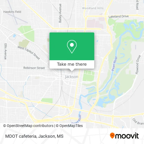 Mapa de MDOT cafeteria