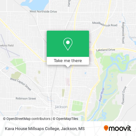 Mapa de Kava House Millsaps College