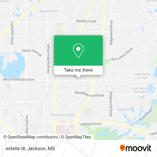 estelle dr map