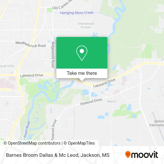 Barnes Broom Dallas & Mc Leod map