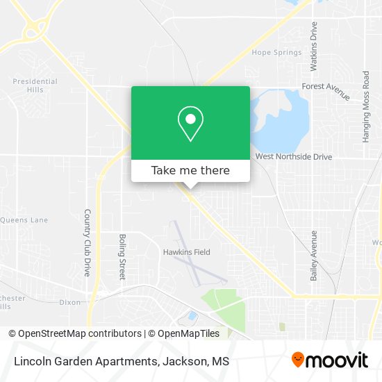 Lincoln Garden Apartments map