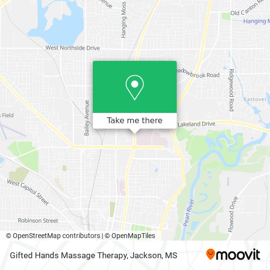 Mapa de Gifted Hands Massage Therapy