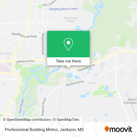 Professional Building Mntnc map