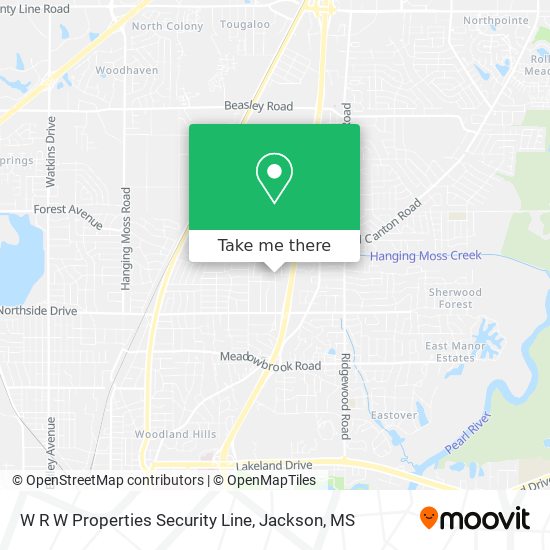 W R W Properties Security Line map