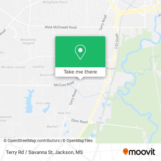 Terry Rd / Savanna St map