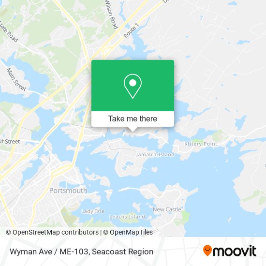 Mapa de Wyman Ave / ME-103