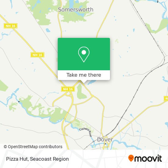 Pizza Hut map