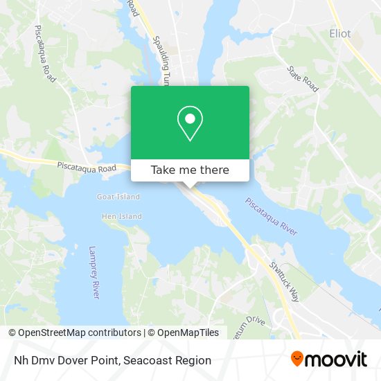 Nh Dmv Dover Point map