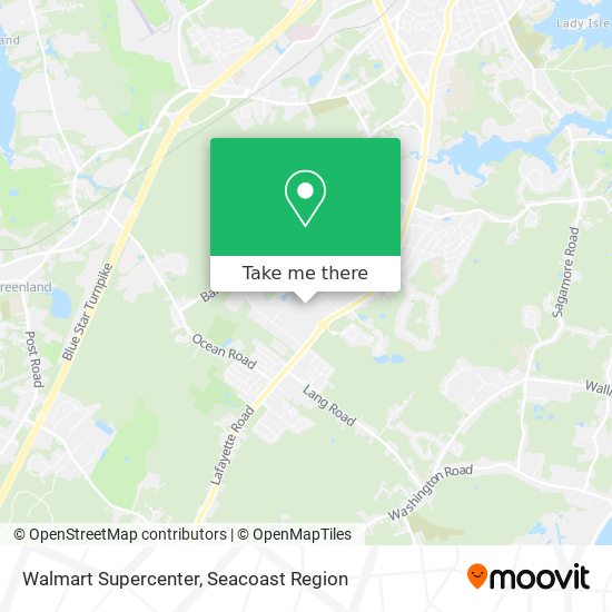 Walmart Supercenter map