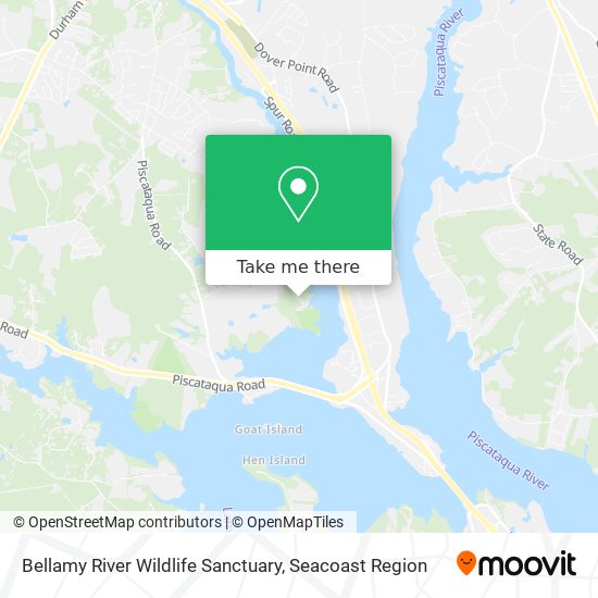 Mapa de Bellamy River Wildlife Sanctuary