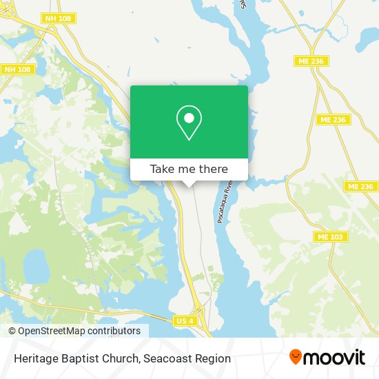 Heritage Baptist Church map