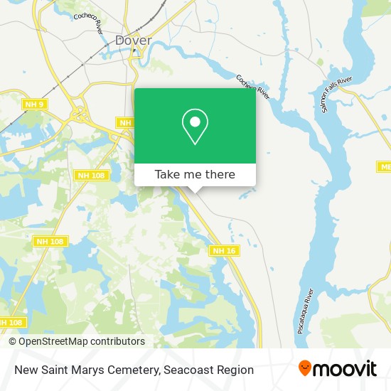 Mapa de New Saint Marys Cemetery