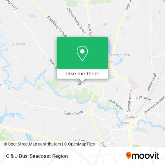 Mapa de C & J Bus