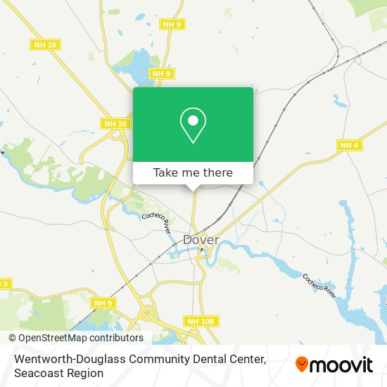 Wentworth-Douglass Community Dental Center map