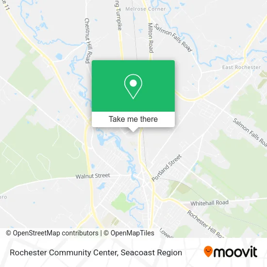 Rochester Community Center map