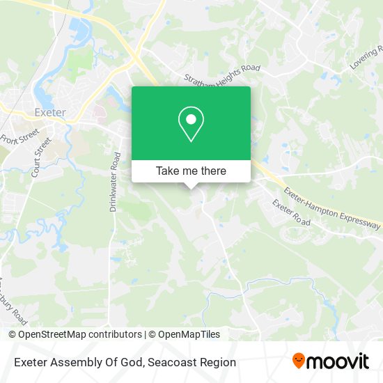 Exeter Assembly Of God map