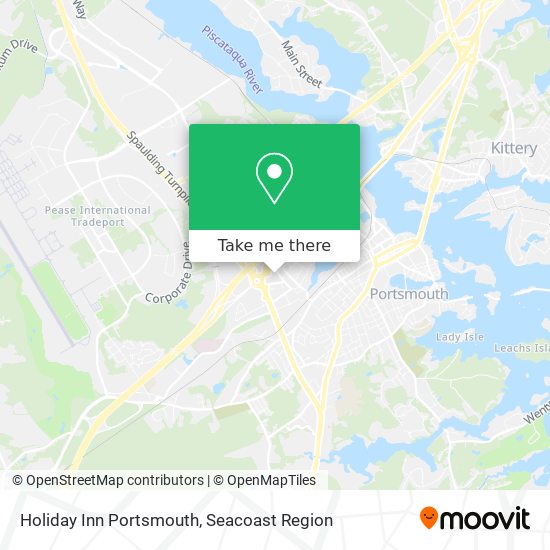 Holiday Inn Portsmouth map