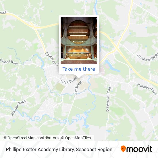 Phillips Exeter Academy Library map