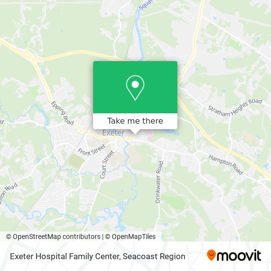 Mapa de Exeter Hospital Family Center