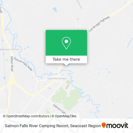 Salmon Falls River Camping Resort map