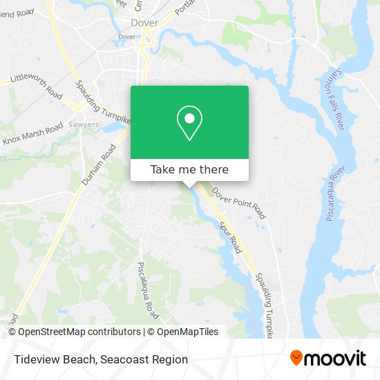 Mapa de Tideview Beach