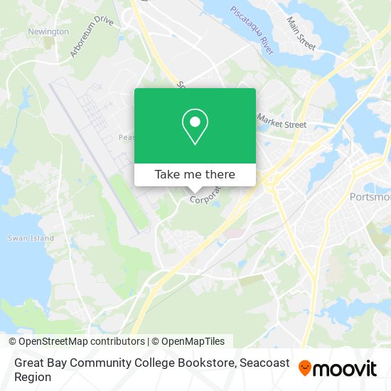 Mapa de Great Bay Community College Bookstore