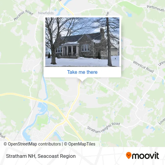 Stratham NH map