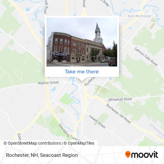 Mapa de Rochester, NH