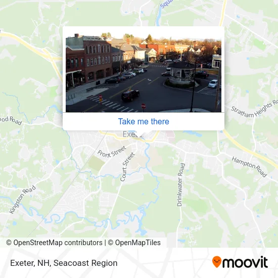 Exeter, NH map