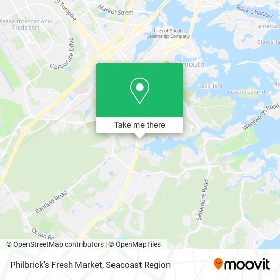 Philbrick's Fresh Market map