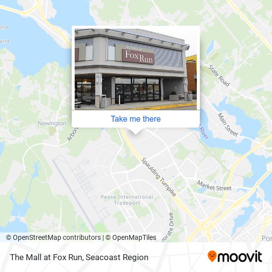 The Mall at Fox Run map