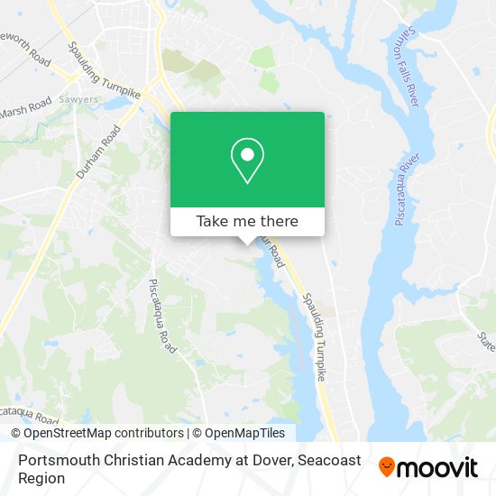 Portsmouth Christian Academy at Dover map