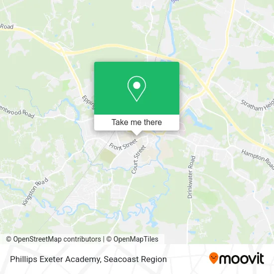 Phillips Exeter Academy map