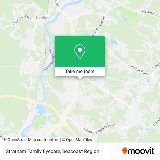 Stratham Family Eyecare map